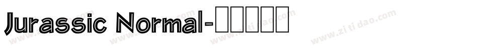 Jurassic Normal字体转换